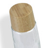 Lid On Meridian Glass Bottles 750mL